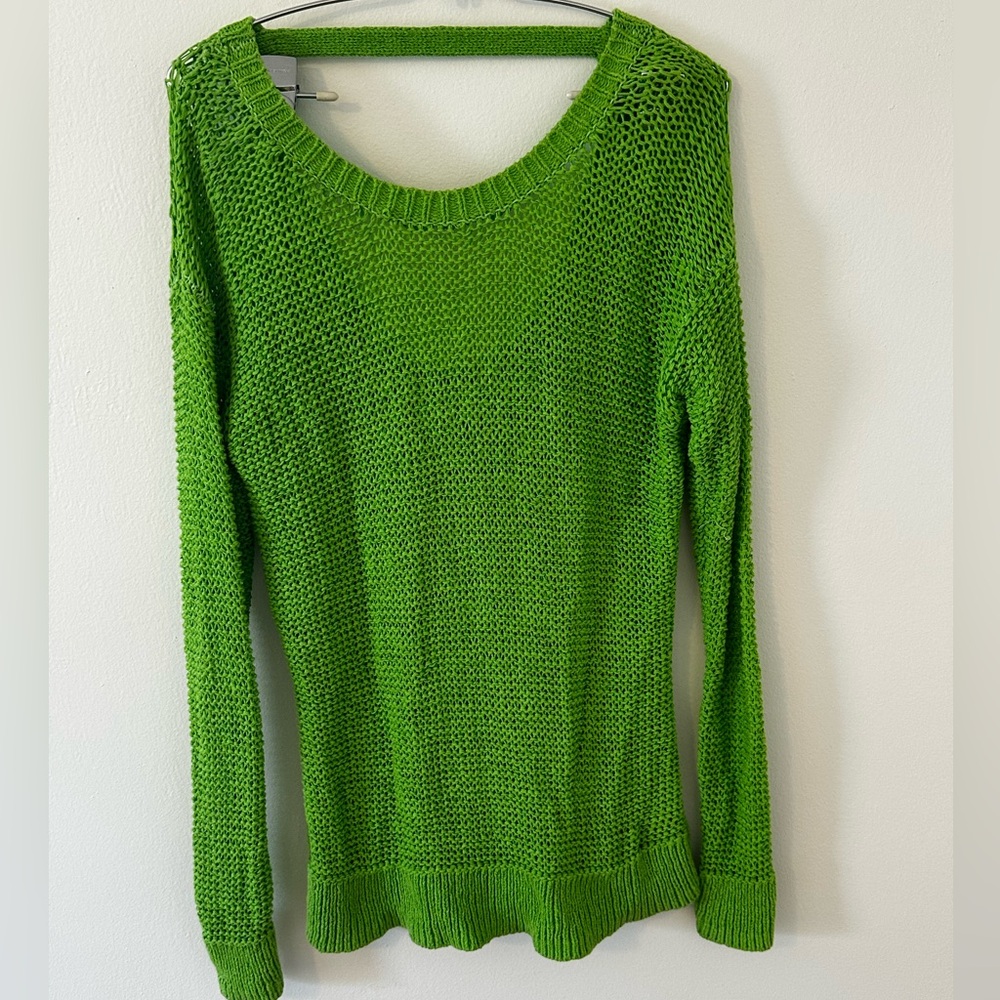 Twelfth Street by Cynthia Vincent Green Sweater